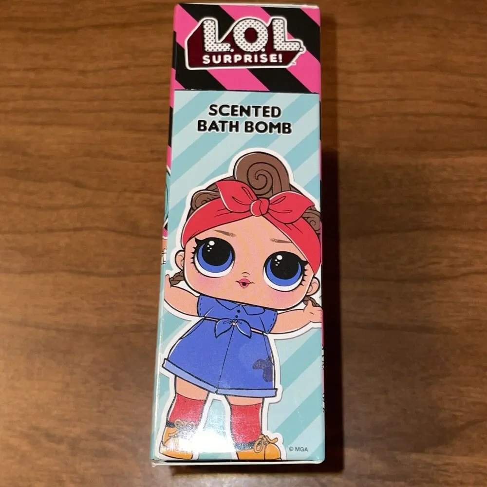 LOL Surprise! Strawberry Scented Bath Bomb Pink Star Design Ages 3+